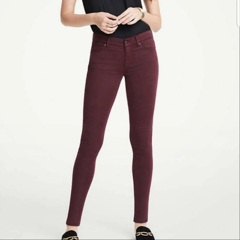 NWT Ann Taylor the skinny in curvy jeans 0P